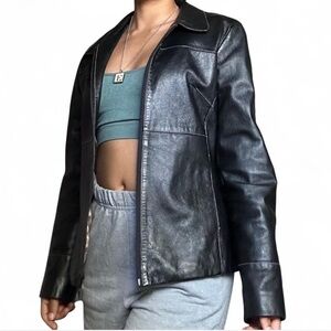 Wilsons Leather Black Leather Jacket